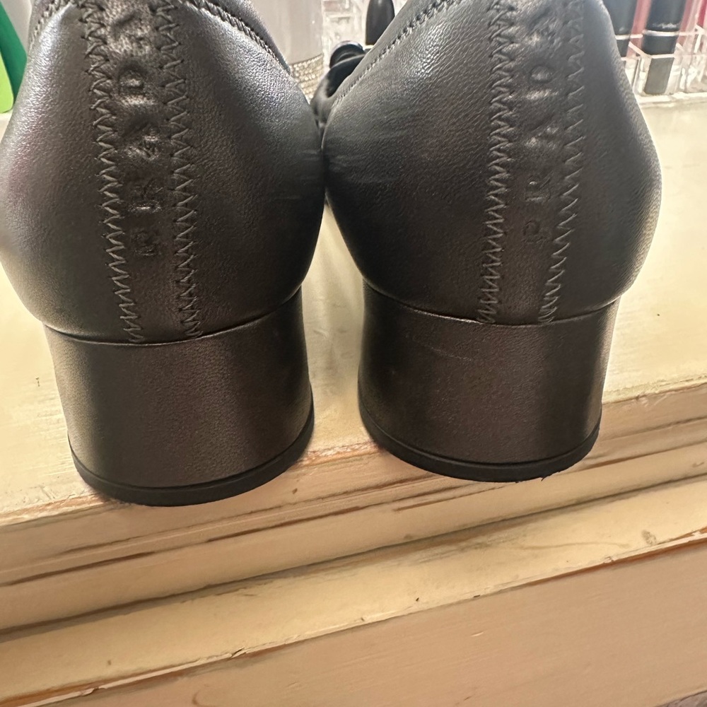 Women’s Prada Metallic Black Loafers - Picture 14 of 16